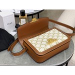 CELINE Medium Triumphal Arch Old Flower Tofu Bun 〰️ Model: 191242